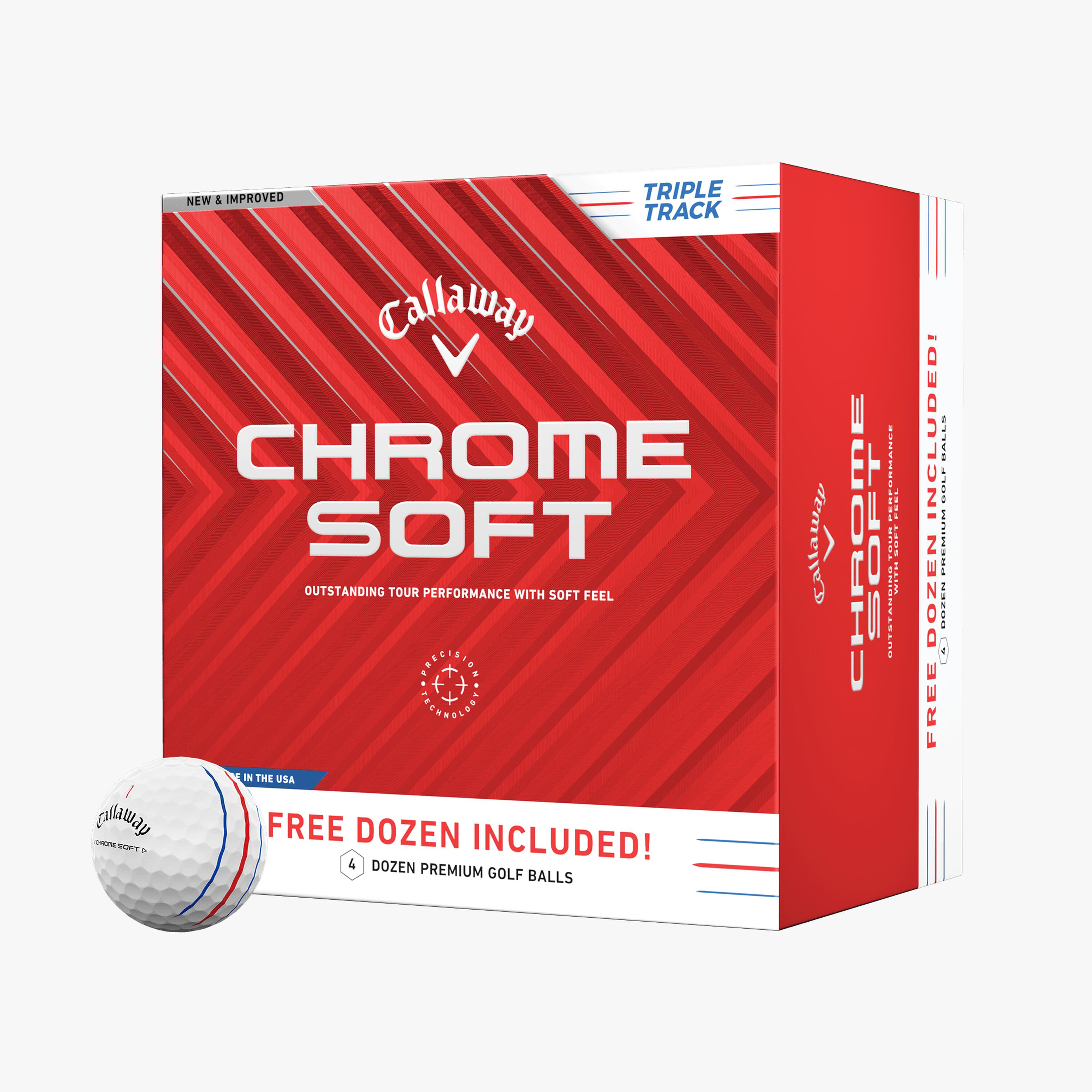 Chrome Soft Triple Track 4 Dozen Golf Balls Chrome Soft Triple Track 4 Dozen Golf Balls