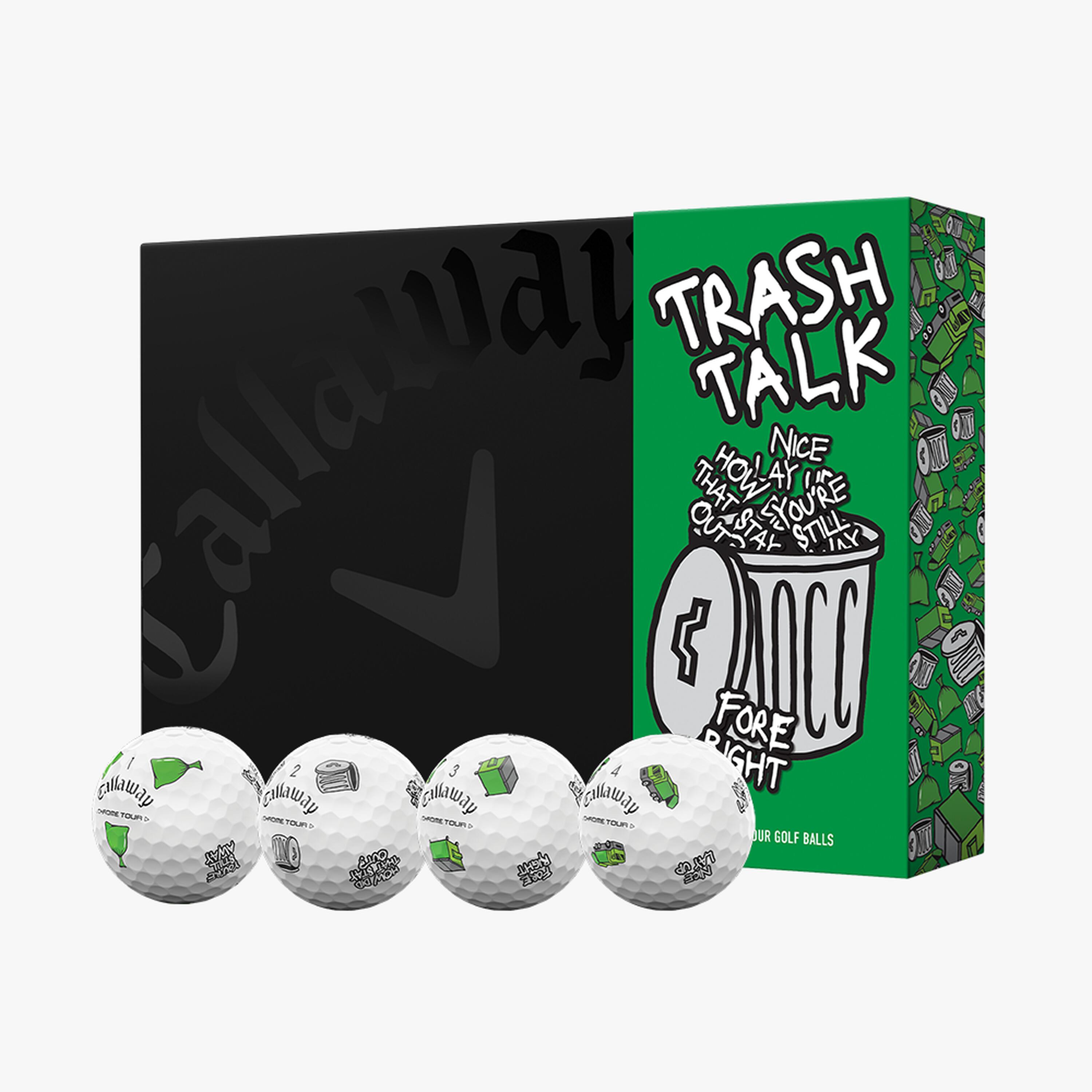 Chrome Tour Trash Talk Golf Balls Chrome Tour Trash Talk Golf Balls