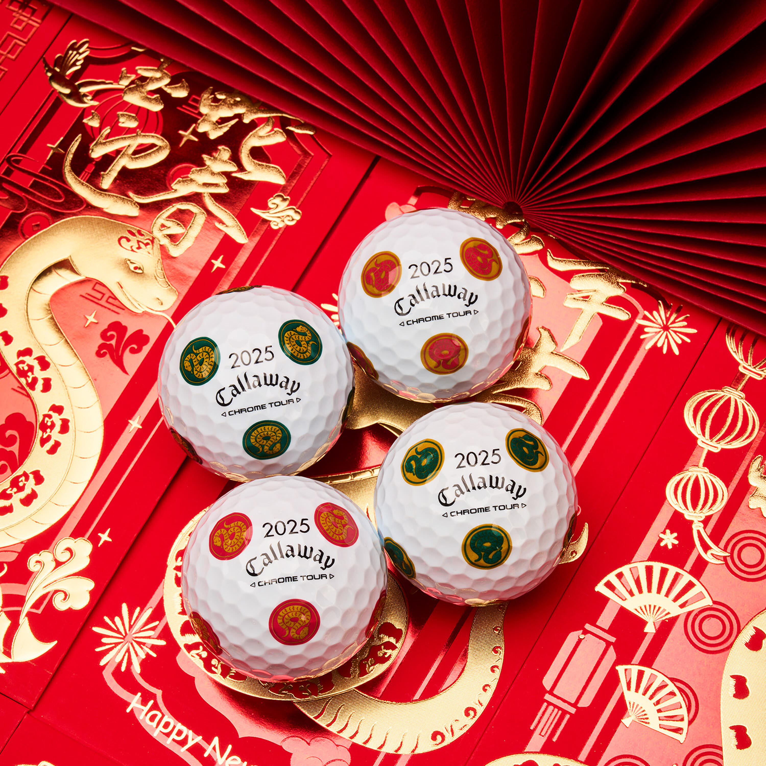 Chrome Tour Year of the Snake Golf Balls