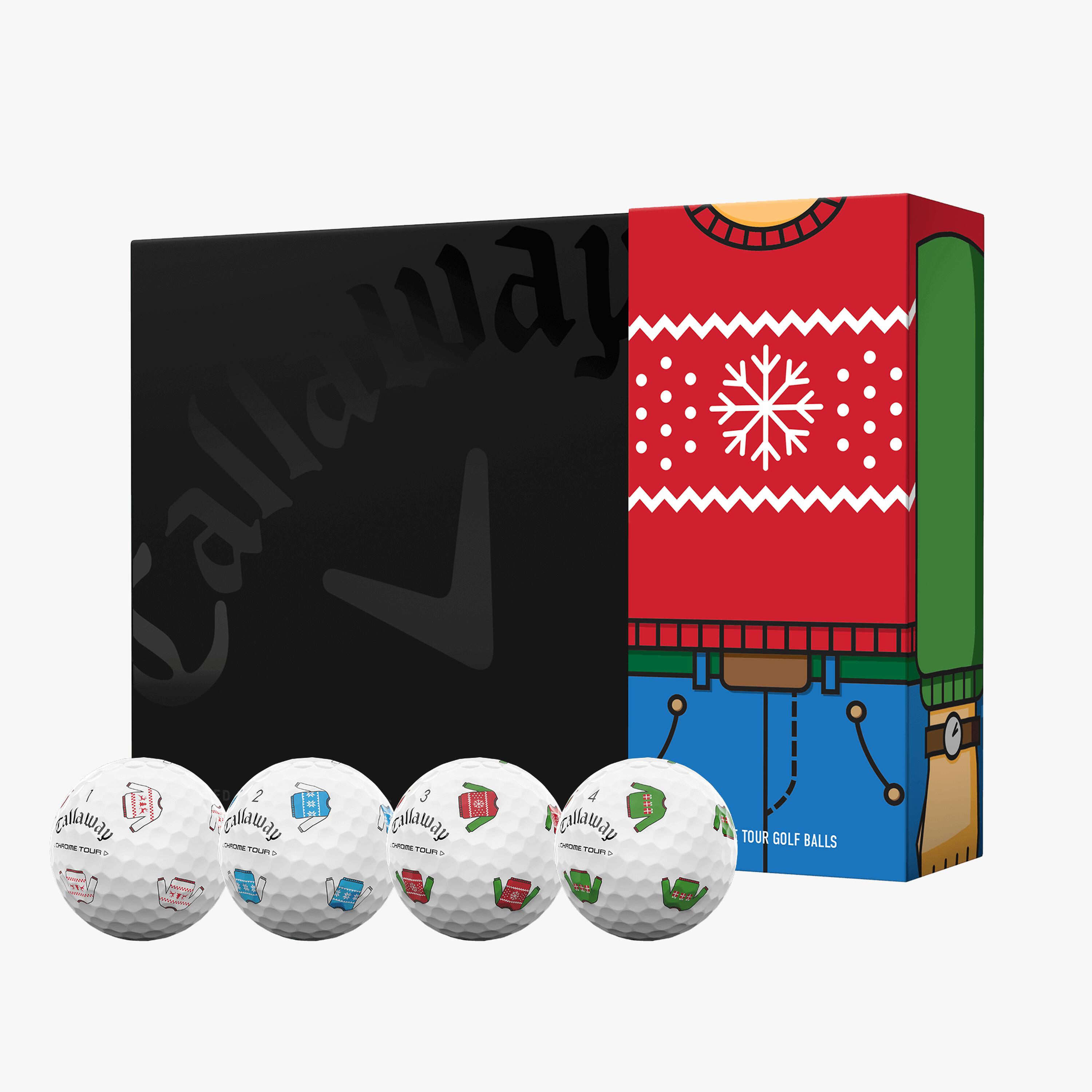 Chrome Tour Ugly Sweater Golf Balls Chrome Tour Ugly Sweater Golf Balls