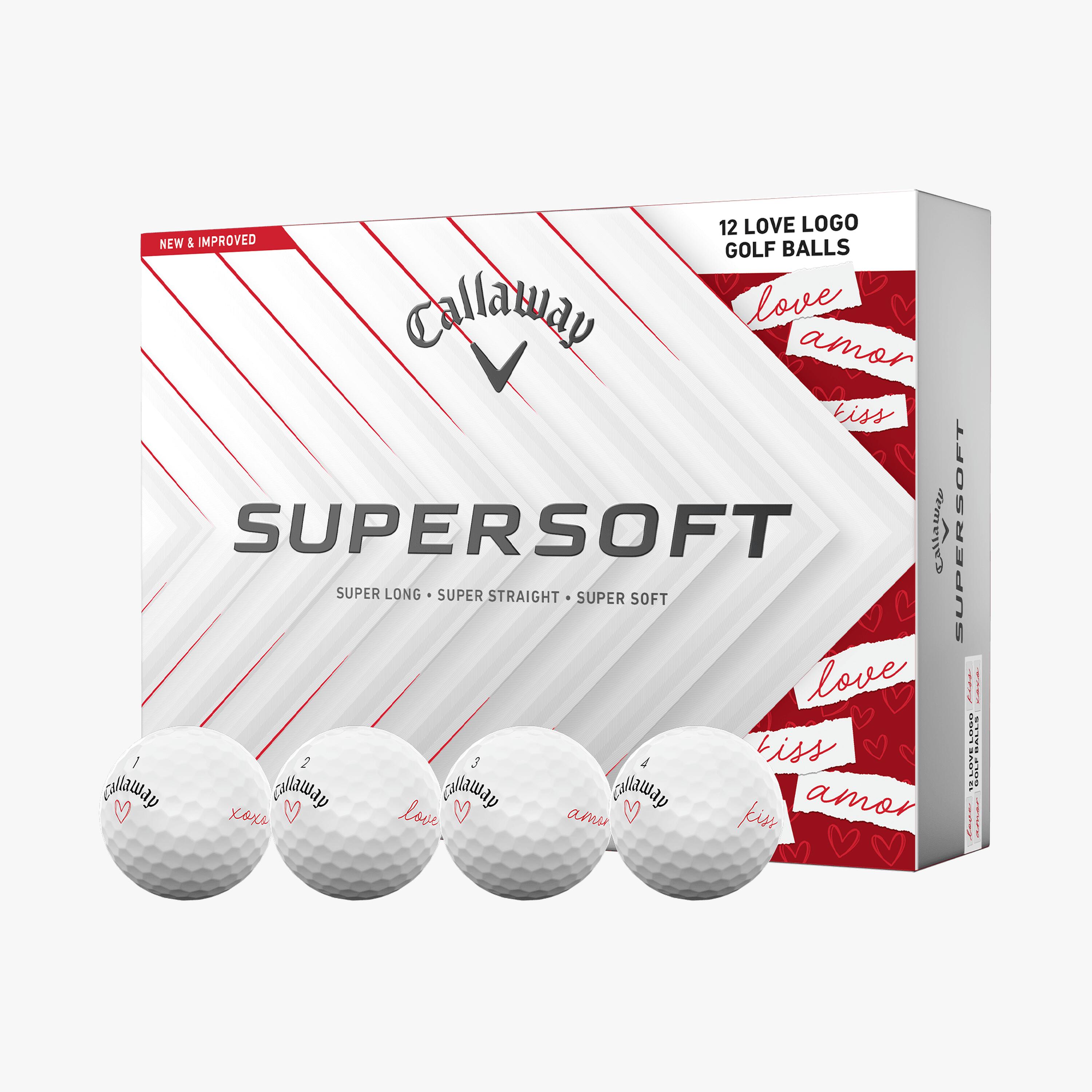 Supersoft Love - Valentine's Day Golf Balls Supersoft Love - Valentine's Day Golf Balls
